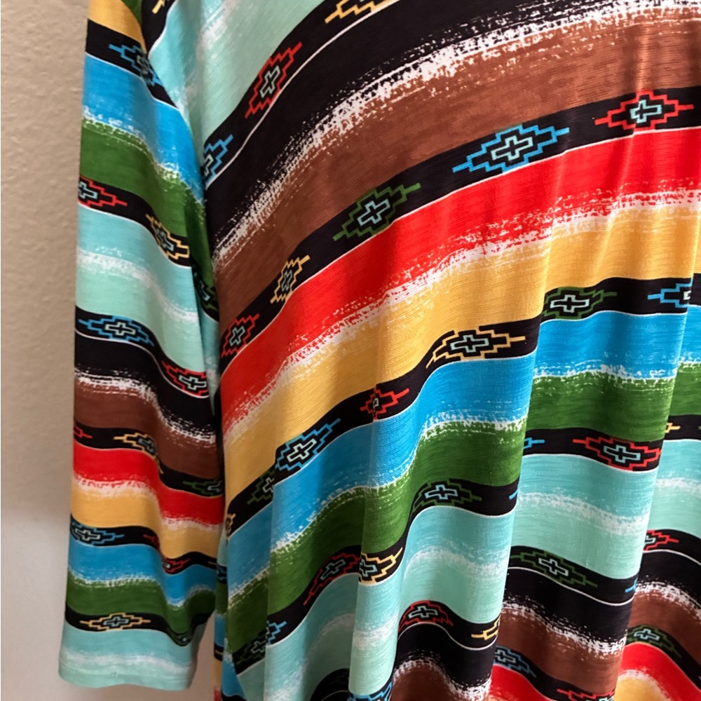 L&B Aztec print top - Picture 3 of 6